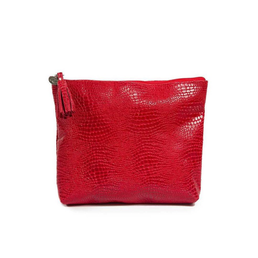 Wallets & Accessories OQ Shoes | Small Red Case