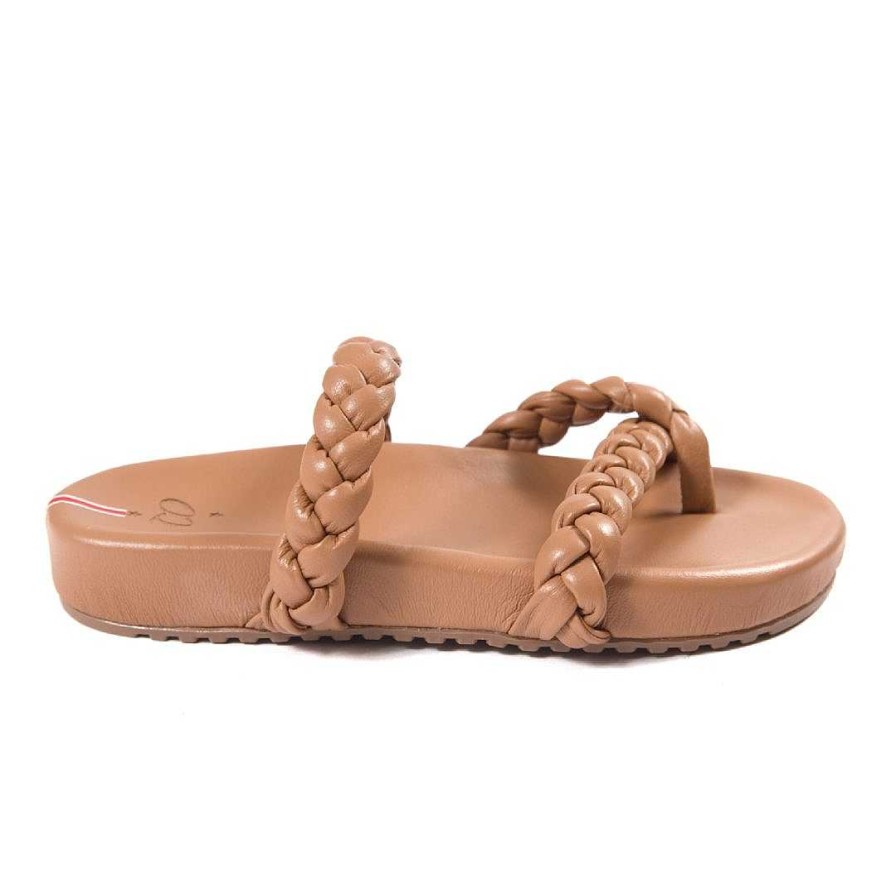 Shoes OQ Shoes | Guava Jungle Flat Sandal