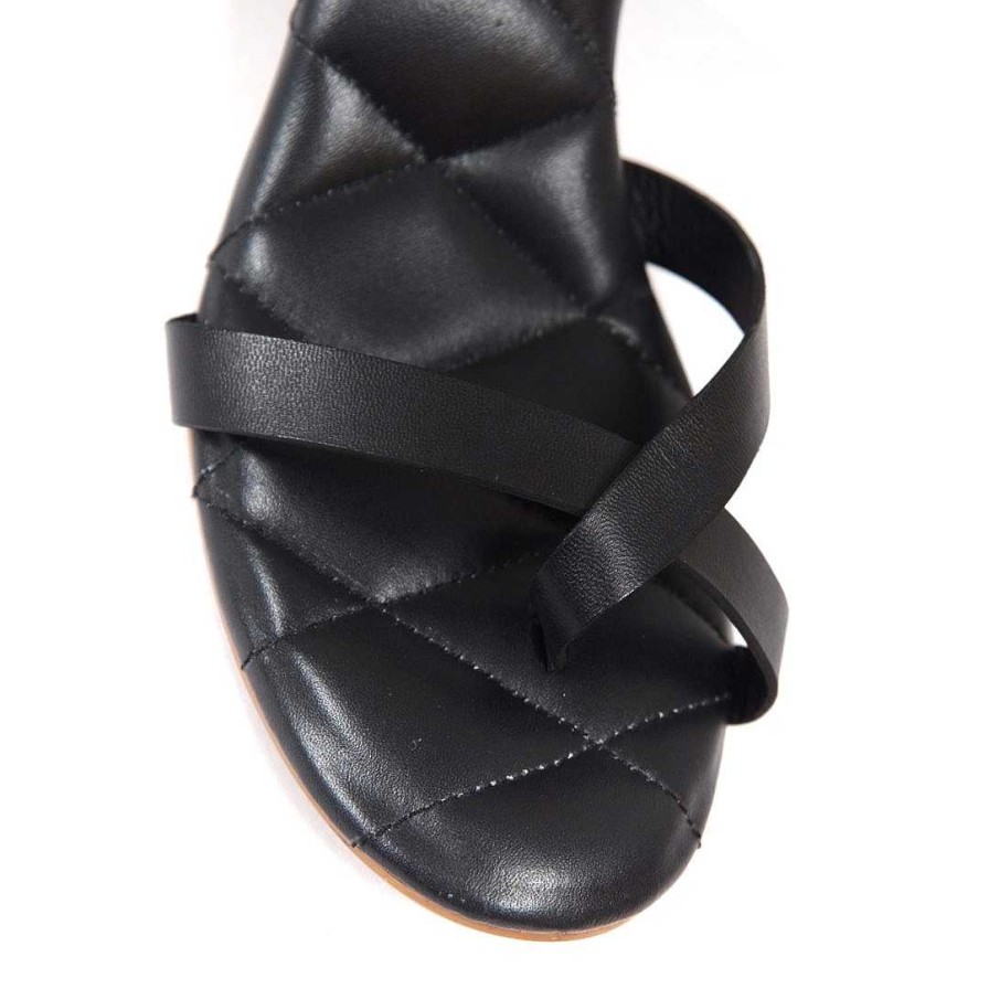 Shoes OQ Shoes | Black Platform Sandal