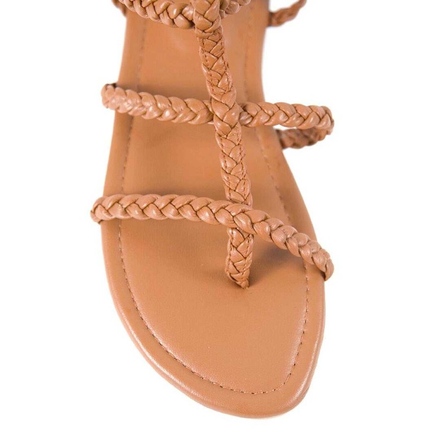 Shoes OQ Shoes | Picasso Honey Flat Sandal