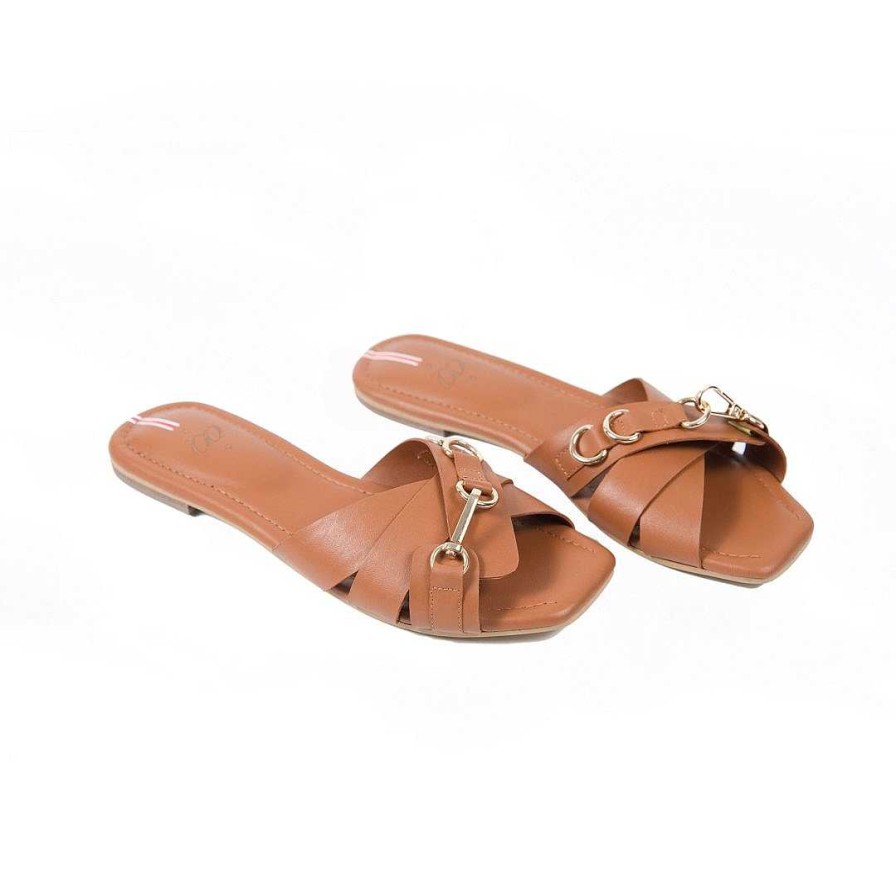 Shoes OQ Shoes | Honey Color Sandal