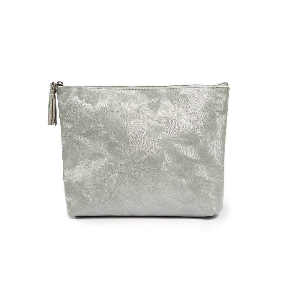 Wallets & Accessories OQ Shoes | Small Silver Case