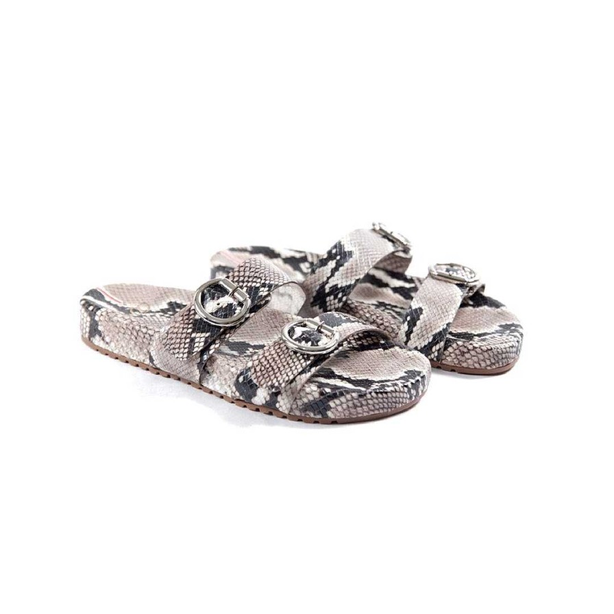 Shoes OQ Shoes | Pyton Emotion Flat Sandal