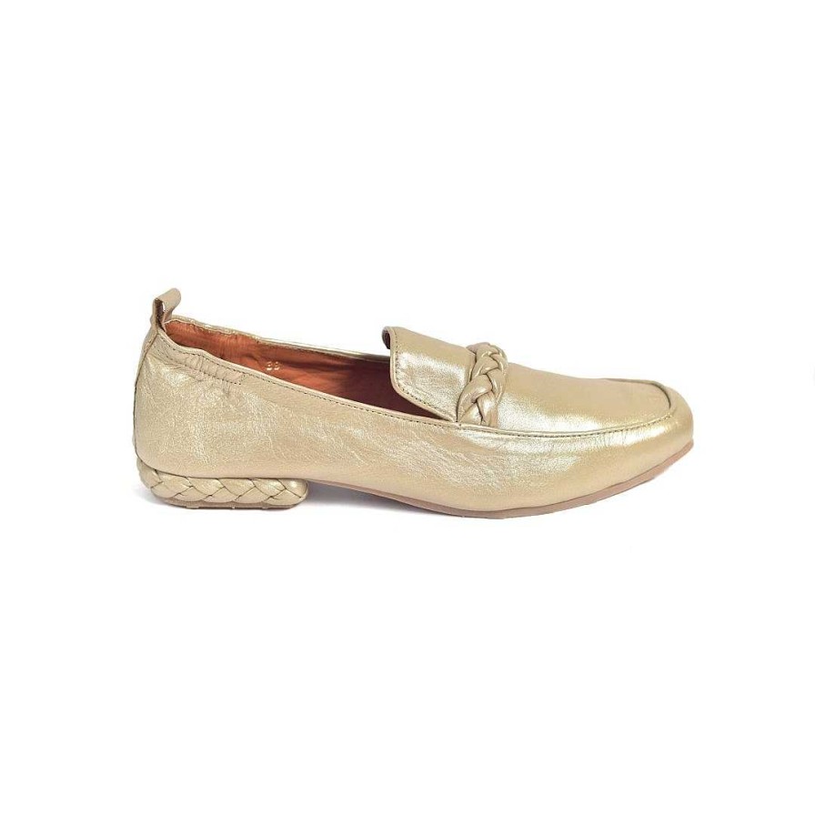 Shoes OQ Shoes | Pewter Bubble Gum Moccasin Square Dancer