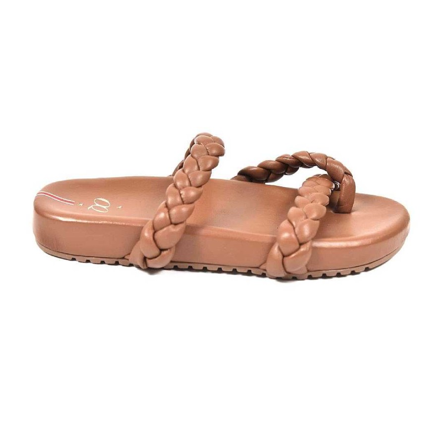 Shoes OQ Shoes | Honey Jungle Flat Sandal