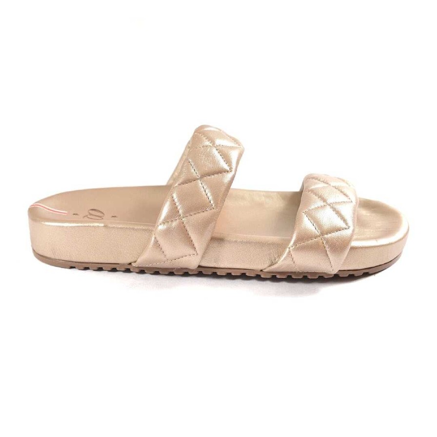 Shoes OQ Shoes | Pewter Rest Flat Sandal