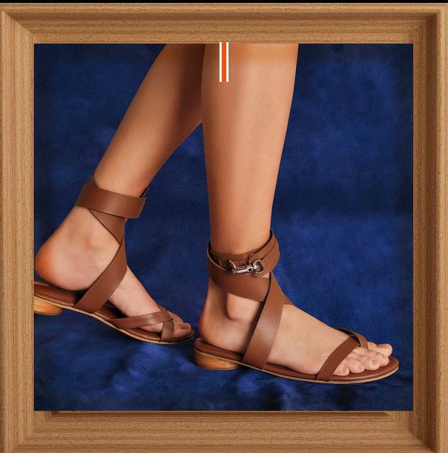 Shoes OQ Shoes | Rio Miel Flat Sandal